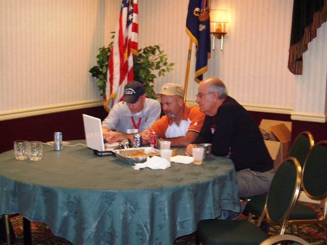 Col. Russell, S. M Matinez, Bob Babcock